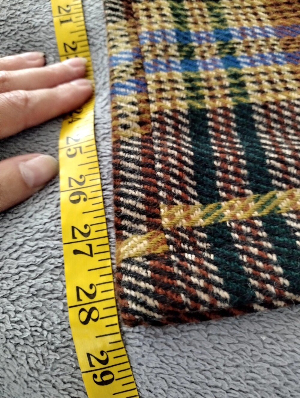 NWT Cider Plaid Wide Leg Overall Sz M - Picture 11 of 11